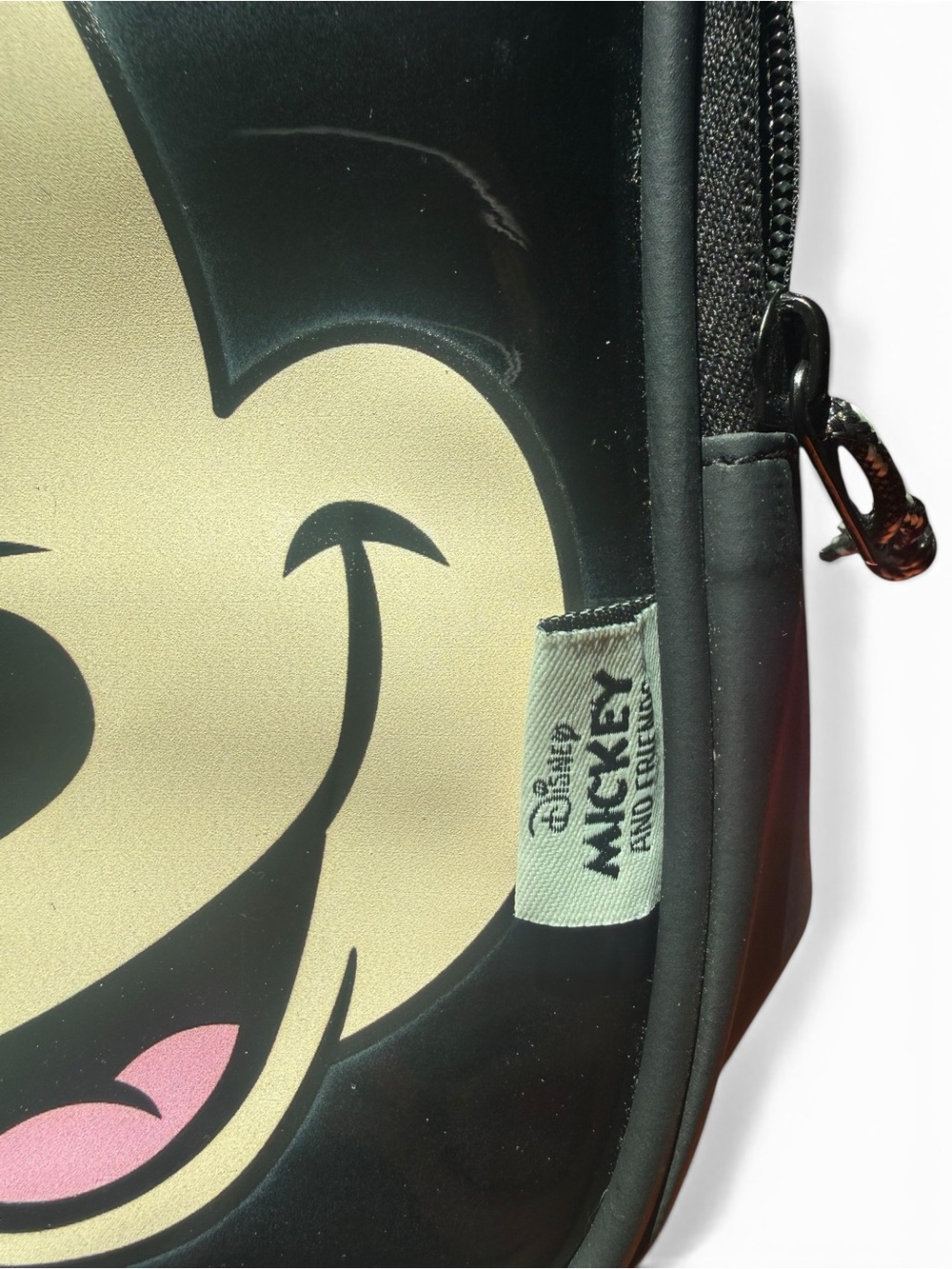 Zara X Disney Collab Mickey Mouse Mini Backpack Bag Black | like new! - Picture 4 of 4